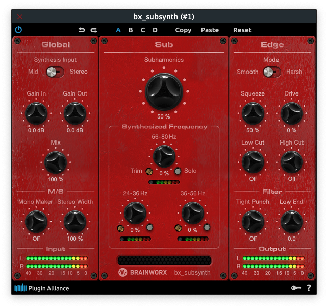 Plugin Alliance Brainworx bx_subsynth